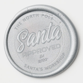 Santa's Workshop Christmas Wax Seal Sticker