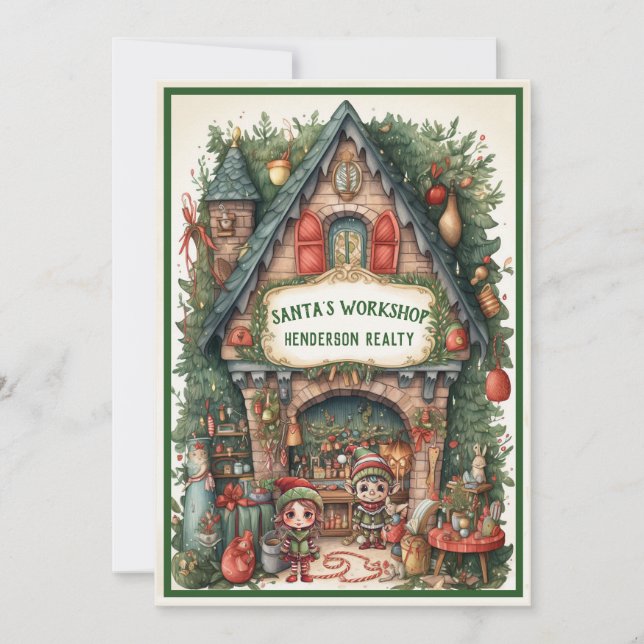 Santa's Workshop Company Christmas Cards (Front)