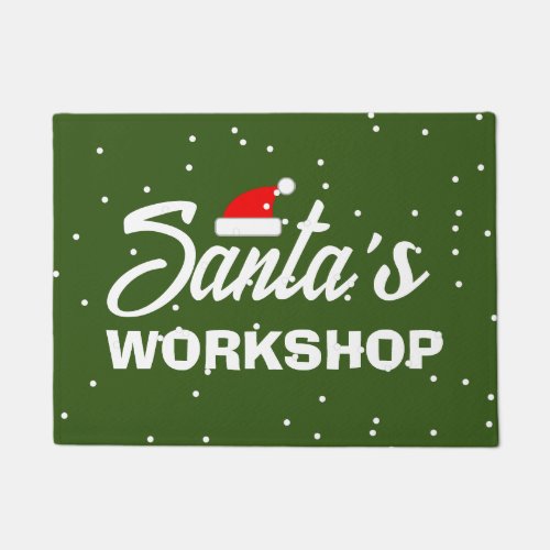 Santas Workshop custom door mat