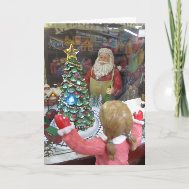 Santa's Workshop Holiday Card (Front)