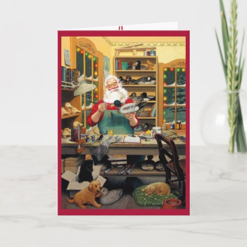 Santas Workshop Holiday Card