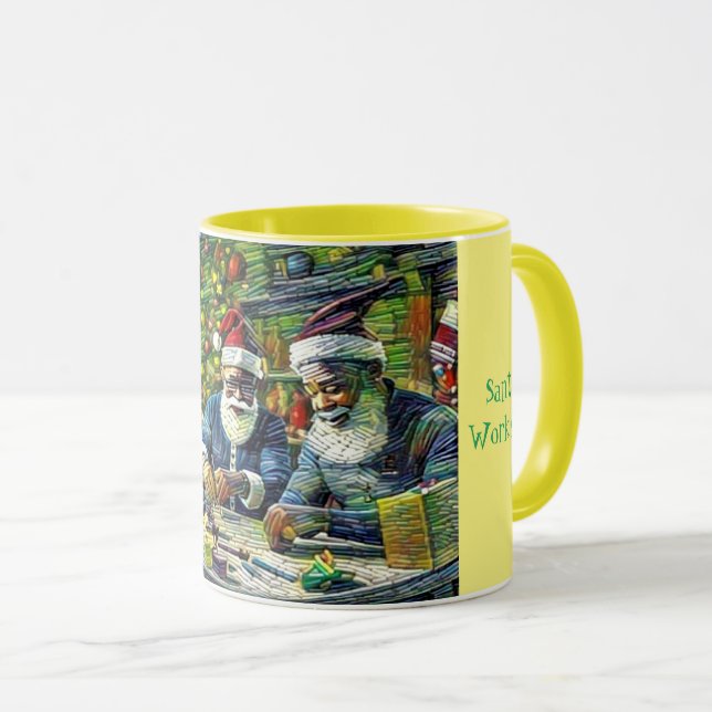 Santa's Workshop Mug (Front Right)