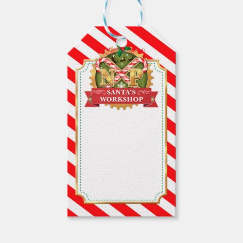 Santas Workshop North Pole Gift Tags