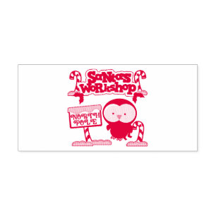 Santa's Workshop Penguin Self-inking Stamp