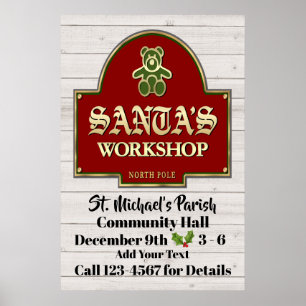 Santa's Workshop Poster