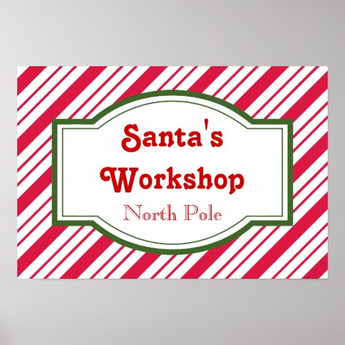 Santas Workshop Poster