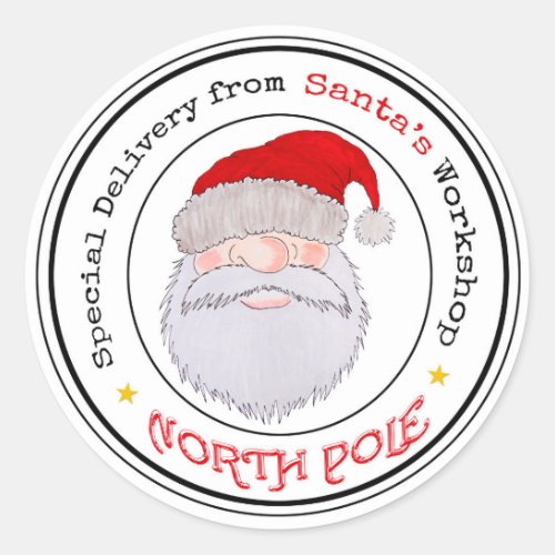 Santas Workshop Sticker