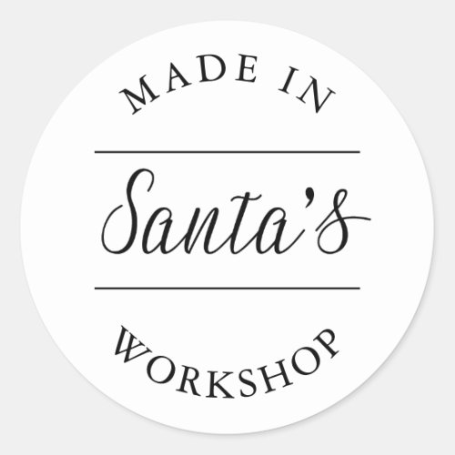 Santas workshop  Stickers