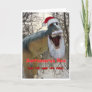 Santasaurus Rex Holiday Greeting Card with Verse