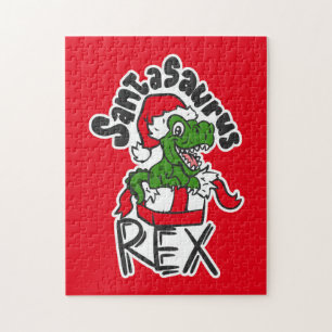Santasaurus Rex Jigsaw Puzzle