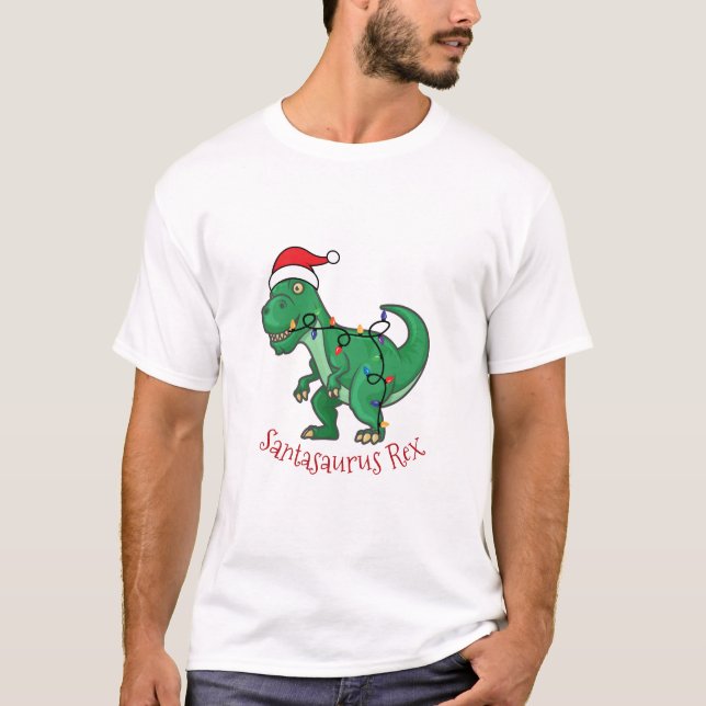 Santasaurus Rex T-Shirt (Front)