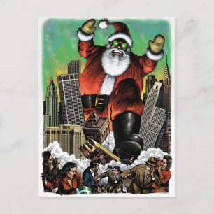 Santazilla Postcard