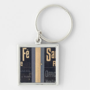 Sante Fe Route, California Keychain