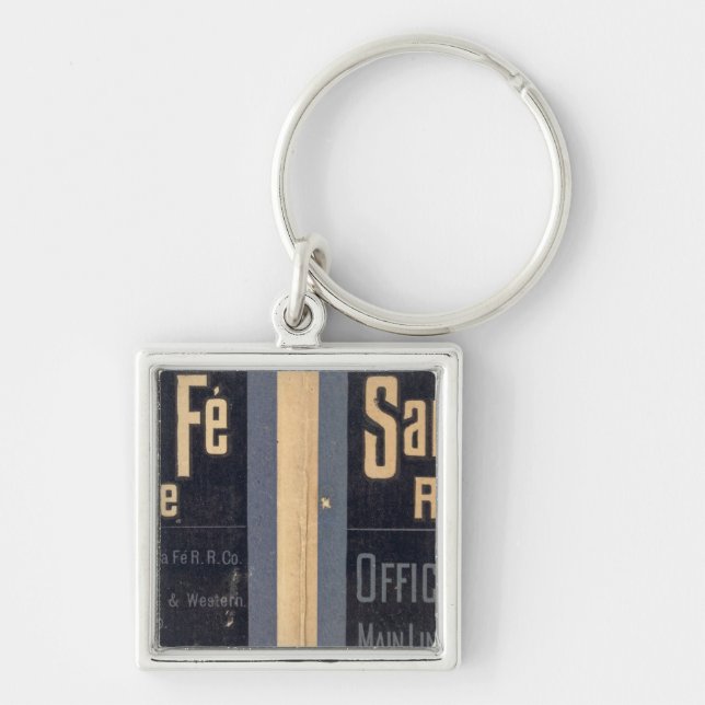 Sante Fe Route, California Keychain (Front)