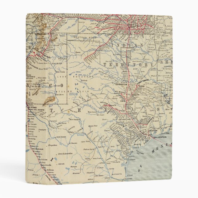Sante Fe Route, California Mini Binder (Front/Spine)