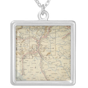 Sante Fe Route, California Silver Plated Necklace