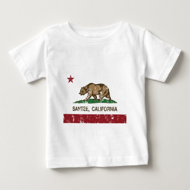 santee california state flag baby T-Shirt (Front)