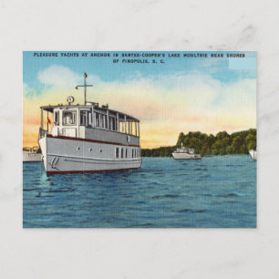 Santee-Cooper's Lake Moultrie Pinopolis S.C. Postcard