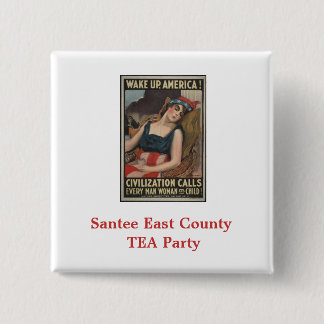 Santee East County TEA Party Button