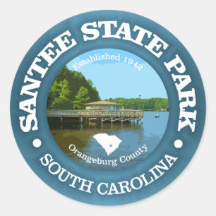Santee State Park Classic Round Sticker