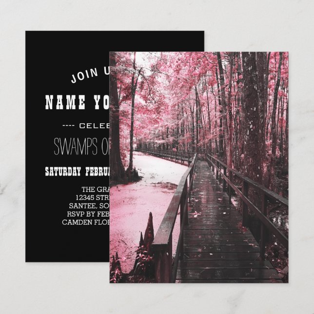 santee swamp dreamscape invitation (Front/Back)
