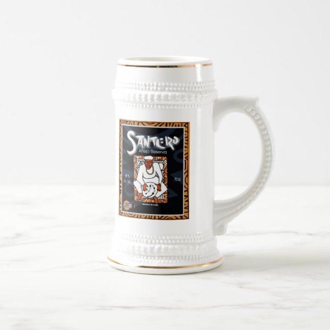 Santero Cubano Beer Stein (Right)