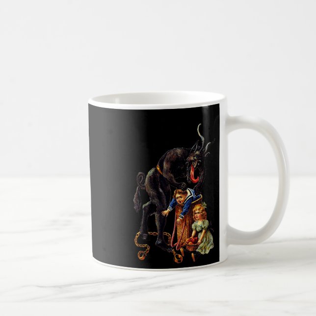 Santi Claus Tees Greetings From Ss Vom Krampus  Coffee Mug (Right)
