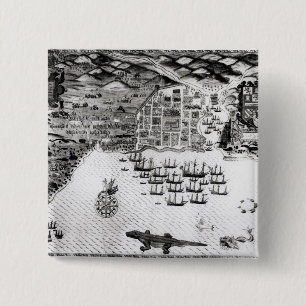 Santiago, Cape Verde, 1589 Button