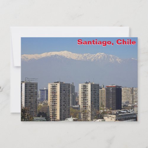 Santiago Chile card