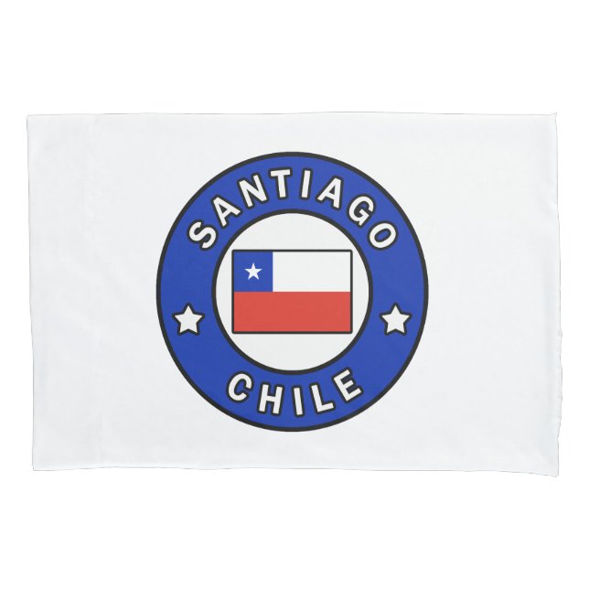 Santiago Chile Pillow Case (Front)