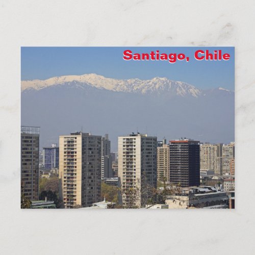 Santiago Chile Postcard