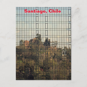 Santiago, Chile reflection Postcard