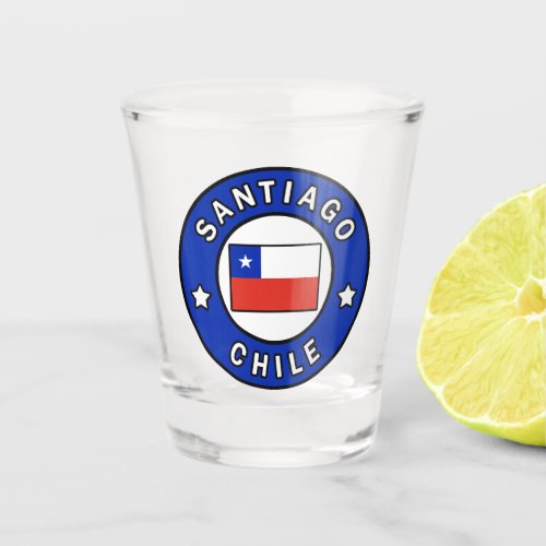 Santiago Chile Shot Glass