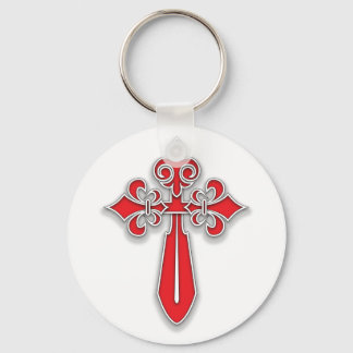 Santiago Cross Keychain