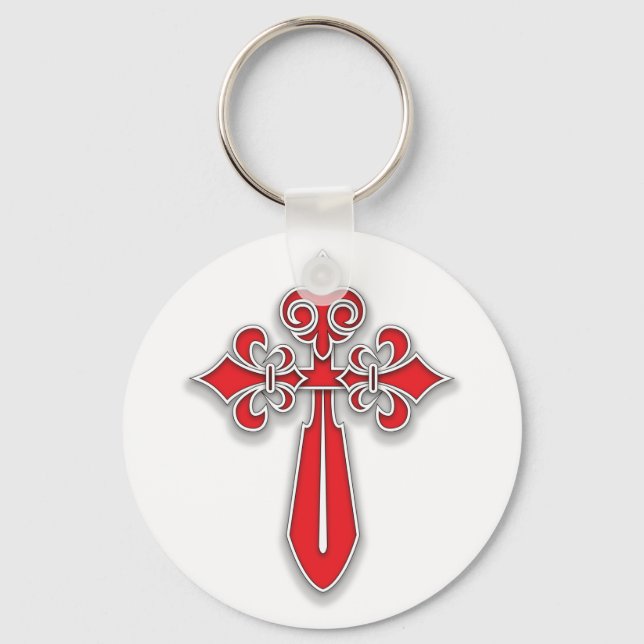Santiago Cross Keychain (Front)
