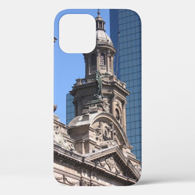 Santiago de Chile, Old and New  Case-Mate iPhone Case (Back)
