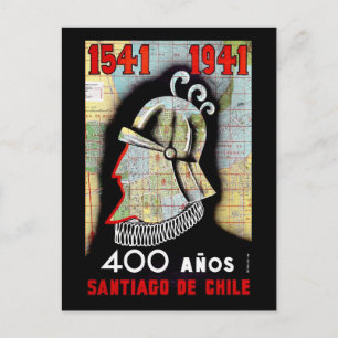 Santiago De Chile Postcard