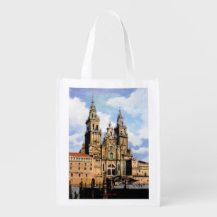 Santiago de Compostela Cathedral (A Coruña) Grocery Bag
