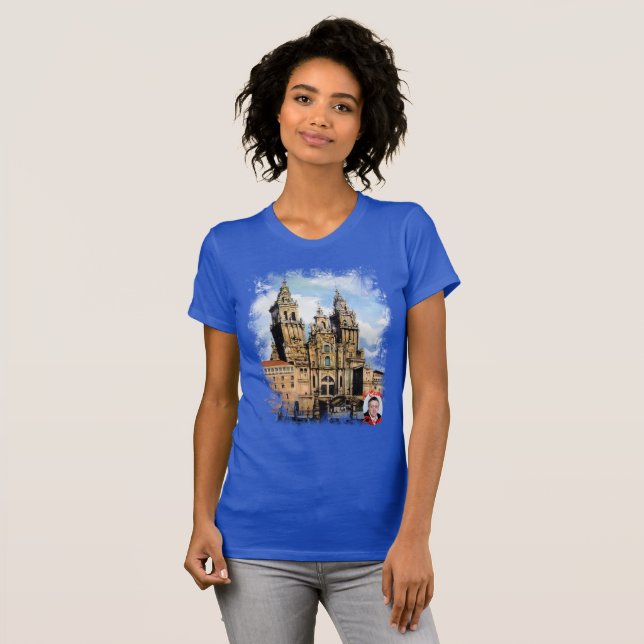 Santiago de Compostela Cathedral T-Shirt (Front Full)