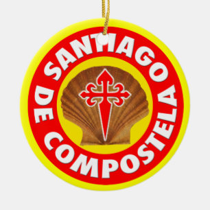 Santiago de Compostela Ceramic Ornament
