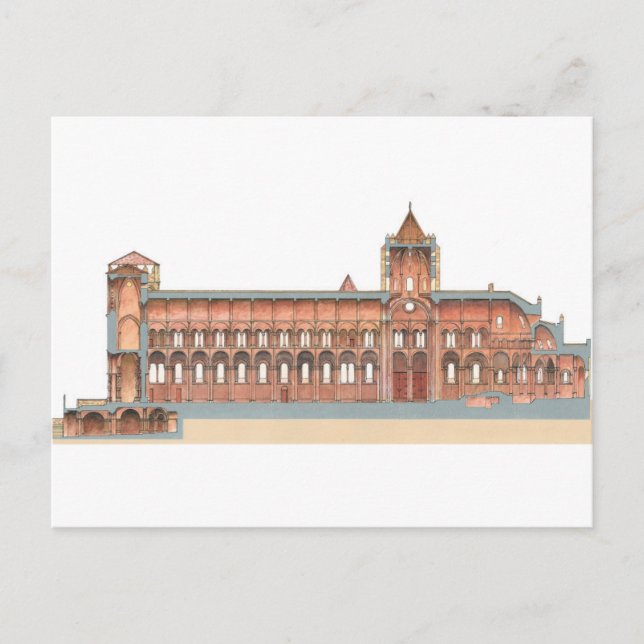 Santiago de Compostela Romanesque Cathedral. 2 Postcard (Front)