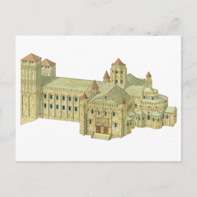 Santiago de Compostela Romanesque Cathedral. Postcard (Front)