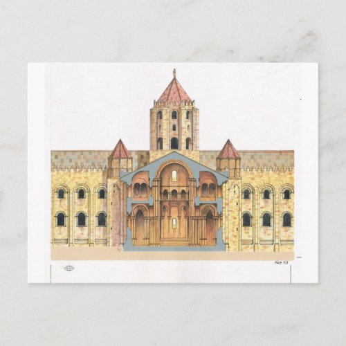 Santiago de Compostela Romanesque Postcard