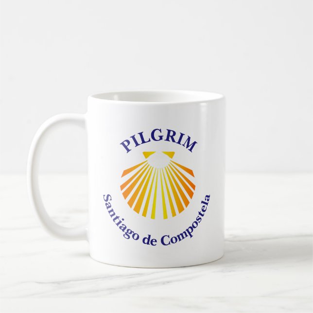 Santiago de Compostella pilgrims Coffee Mug (Left)