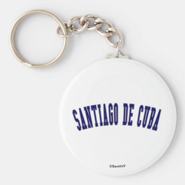 Santiago de Cuba Keychain