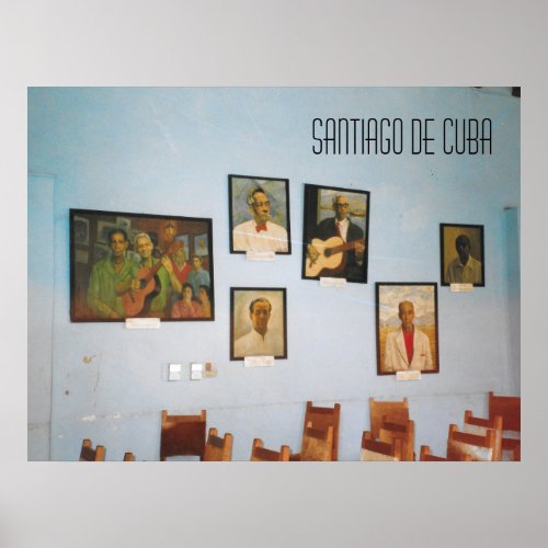 Santiago de Cuba Landmark Music Club Photo Poster