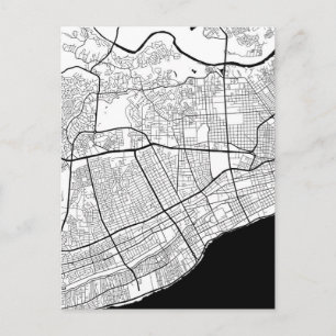 Santo Domingo Dominican Republic Map Postcard