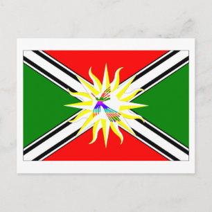 Santo Domingo flag Postcard