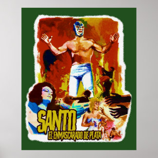 Santo  El Enmascarado De Plata Poster