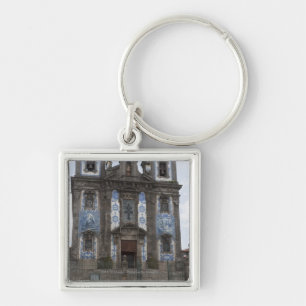 Santo Ildenfonso Church With Tile Panels Keychain
